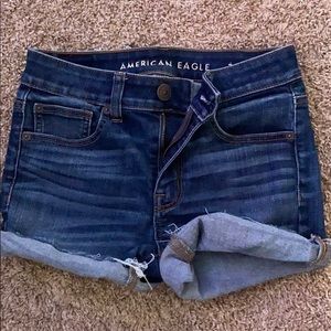 american eagle jean shorts